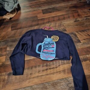 Ruffle Butts Navy Long Sleeve Tee